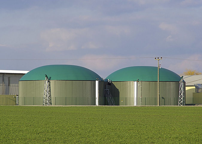 WESSLING analyses organic materials in a biogas plant bioreactor, as shown in this picture.